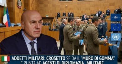 Il Ministro della Difesa Guido Crosetto illustra la riforma per il mandato quadriennale delle addettanze militari italiane nel nuovo contesto internazionale