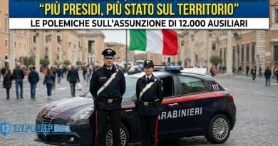 Dibattito sui Carabinieri Ausiliari: polemica con i sindacati di polizia, piano da 12.000 unità e ruolo delle Stazioni dei Carabinieri nella sicurezza del territorio