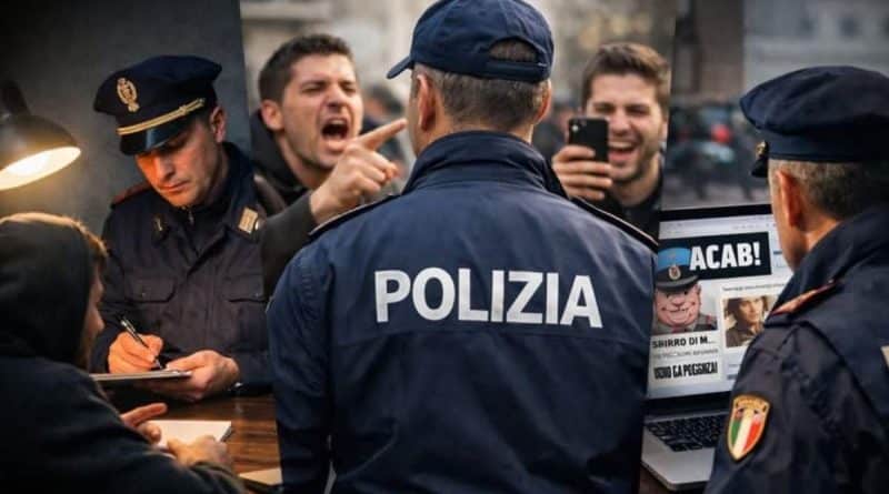 Articolo sul rispetto per le forze dell’ordine: lacune nel codice penale su menzogne alla polizia giudiziaria, oltraggio a pubblico ufficiale e vilipendio delle forze di polizia, con focus su tutela giuridica e autorevolezza delle divise.