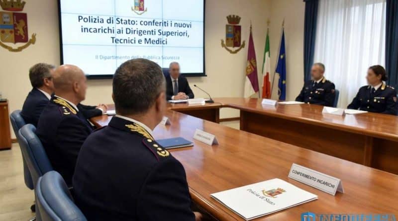 Tabella ufficiale delle nuove nomine e conferimento funzioni dirigenziali per i Neo Dirigenti Superiori, Medici e Tecnici della Polizia di Stato
