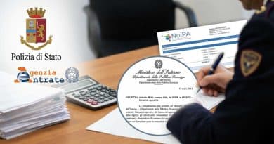 Circolare Polizia di Stato su pignoramento automatico stipendi NoiPA 2026 per debiti erariali superiori a 5000 euro.
