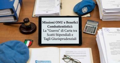 Militari Caschi Blu in missione ONU e documentazione per riconoscimento benefici combattentistici secondo la nuova circolare Persomil.