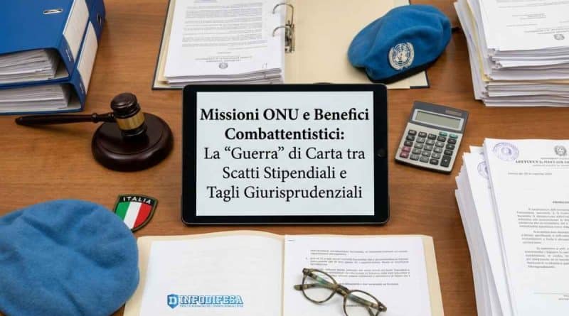 Militari Caschi Blu in missione ONU e documentazione per riconoscimento benefici combattentistici secondo la nuova circolare Persomil.