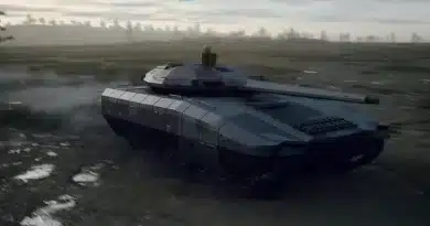 Rendering concettuale di un nuovo carro armato europeo di nuova generazione del programma MARTE, sostenuto dall’Unione europea come possibile alternativa al MGCS