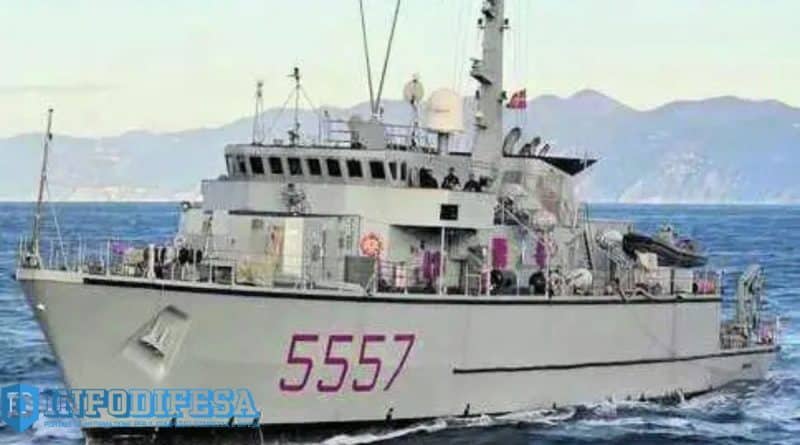 Il cacciamine italiano Gaeta della Marina militare, tra le navi impiegate per la bonifica mine e la sicurezza della navigazione nello Stretto di Hormuz