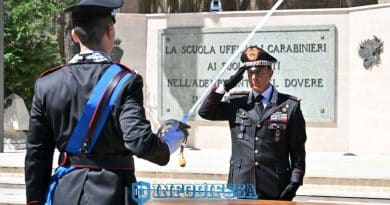 Cerimonia di giuramento di 135 Ufficiali Carabinieri a Roma nel Piazzale delle Bandiere con il Generale Salvatore Luongo
