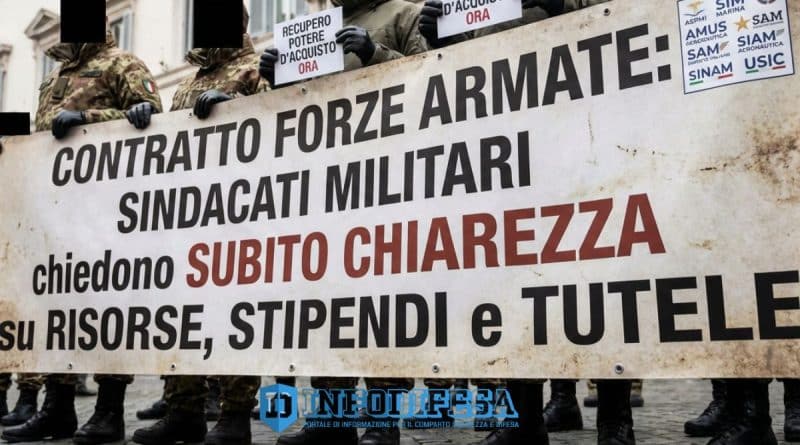 Sindacati militari chiedono al Governo chiarezza immediata sul contratto Forze Armate, sulle risorse promesse e sul recupero degli stipendi rispetto all’inflazione
