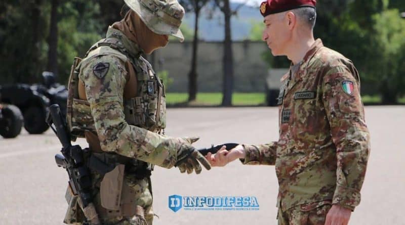 Cerimonia alla Caserma G. Duca di Verona per la consegna dei brevetti ai 15 nuovi Ranger delle Forze Speciali dell’Esercito Italiano
