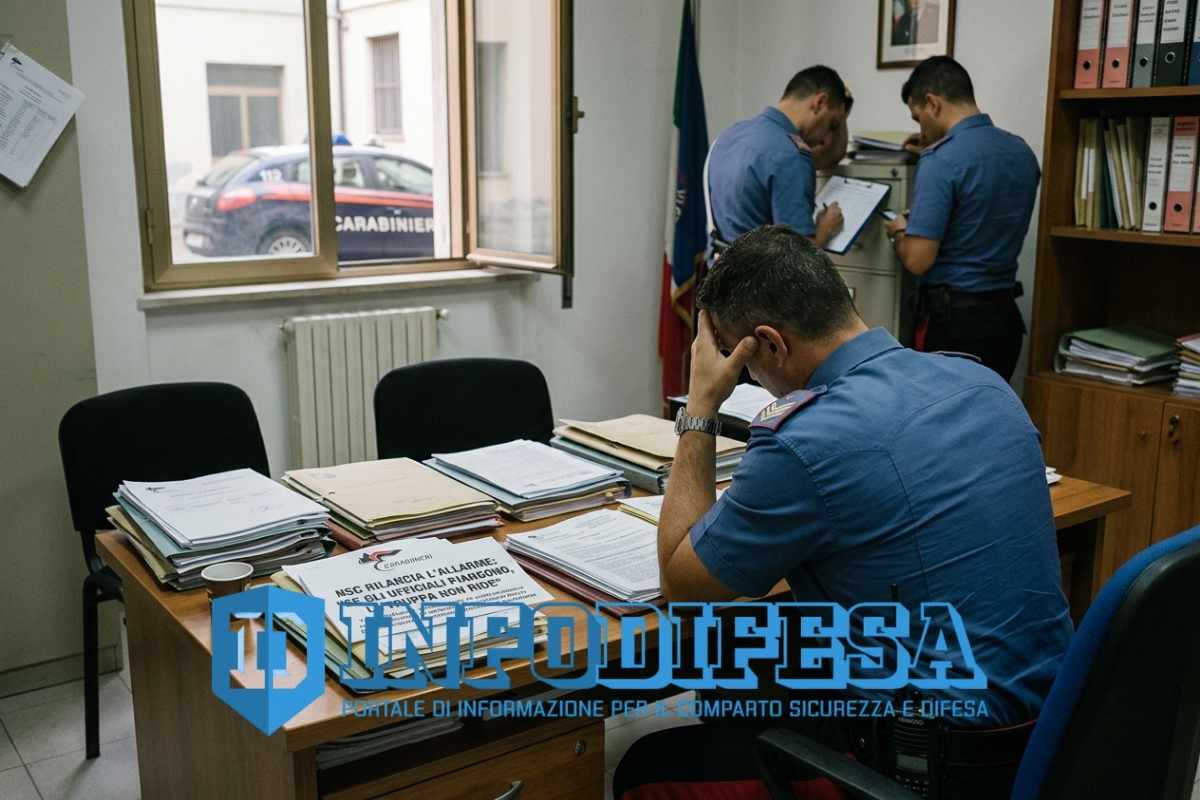 Carabinieri, NSC rilancia l’allarme: “Se gli Ufficiali piangono, la Truppa non ride”