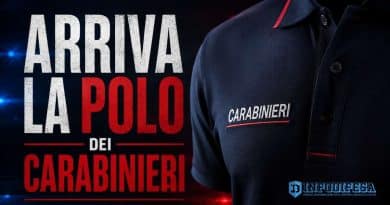 Circolare dei Carabinieri sull’introduzione della maglietta tipo polo nell’uniforme di servizio estiva al posto della camicia azzurra