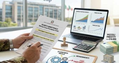 Cassa Previdenza Forze Armate, nuovo decreto del Ministro della Difesa su investimenti nei Fondi di Fondi, prestiti agevolati agli iscritti e riforma della previdenza militare