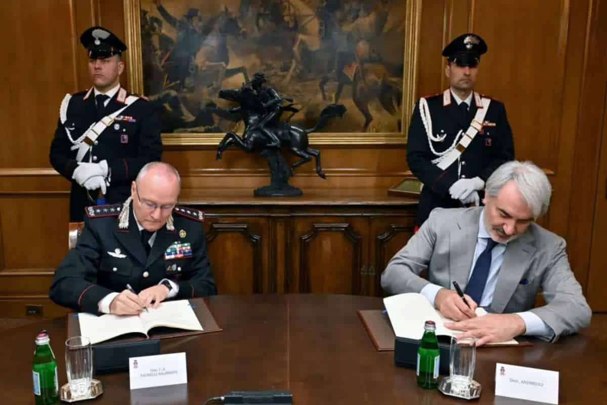 Arma dei Carabinieri e Difesa Servizi firmano tre protocolli d’intesa per welfare, sanità e valorizzazione degli asset istituzionali