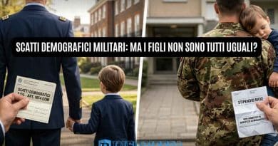 Scatti demografici militari: ma i figli non sono tutti uguali?